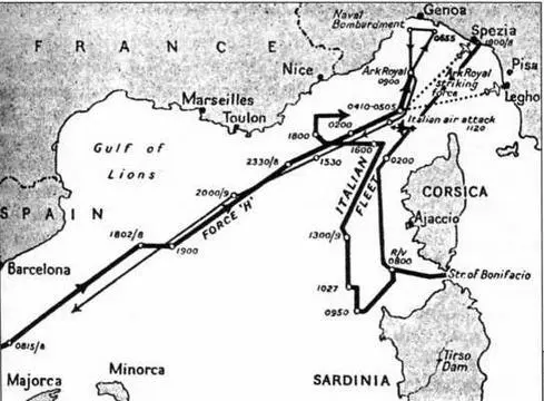 Операция Грог схема движения британского и итальянского флотов 89 февраля - фото 128