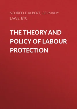 Albert Schäffle The Theory and Policy of Labour Protection обложка книги