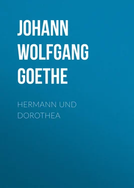 Johann von Goethe Hermann und Dorothea обложка книги