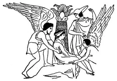 Fig 39 Death Sleep and Hermes laying a Body in the Tomb 4 Sleep or - фото 41