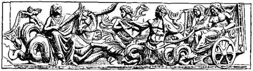 Fig 41 Wedding of Poseidon and Amphitrite 52 The Lesser Divinities of the - фото 43
