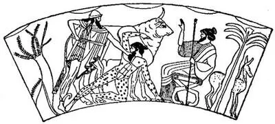 Fig 46 Hermes Kills Argus The oxeyed goddess joined her husband noticed the - фото 49