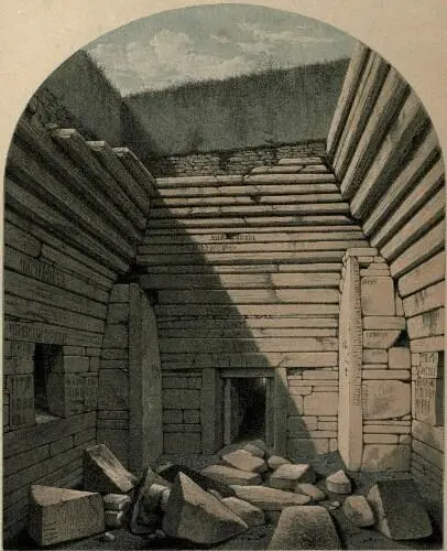 Plate II INTERIOR VIEW OF MAESHOWE The chamber when cleared out proved to be - фото 2