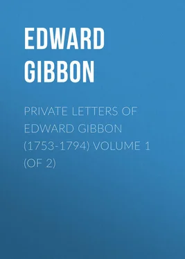 Edward Gibbon Private Letters of Edward Gibbon (1753-1794) Volume 1 (of 2) обложка книги