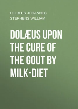 Johannes Dolæus Dolæus upon the cure of the gout by milk-diet обложка книги