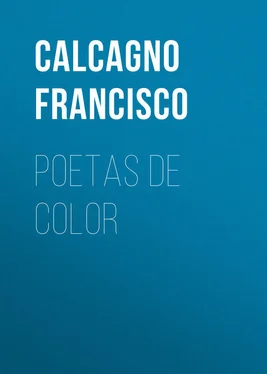 Francisco Calcagno Poetas de color обложка книги