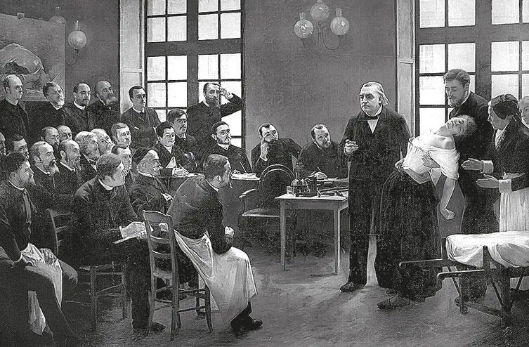 Рис 132 Андре Бруйе Лекция ЖанМартена Шарко об истерии 1887 г Тем - фото 50