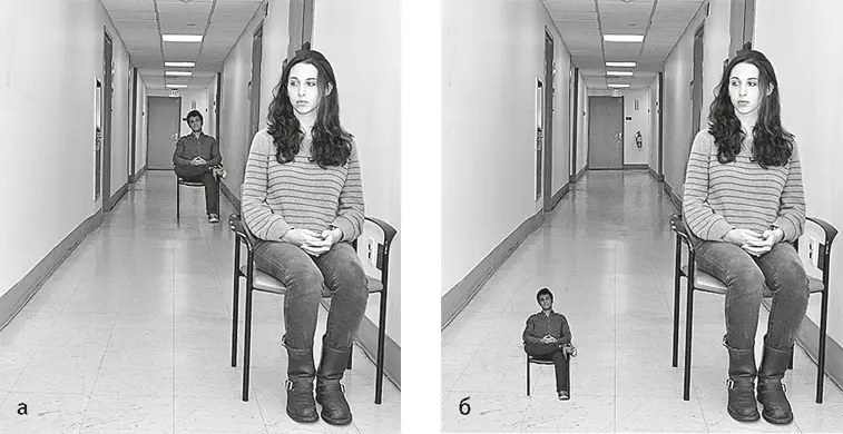 Рис 165 а Девушка на переднем плане ближе к фотоаппарату чем мужчина на - фото 70