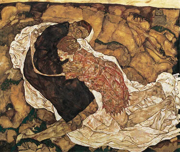 II 8 Эгон Шиле Смерть и девушка 1915 г II 9 Эгон Шиле Смерть и - фото 167