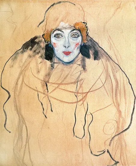 II 27 Густав Климт Голова женщины 1917 г II 28 Оскар Кокошка - фото 188