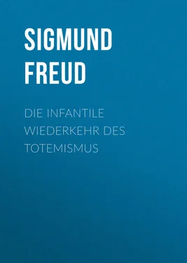 Sigmund Freud Die infantile Wiederkehr des Totemismus