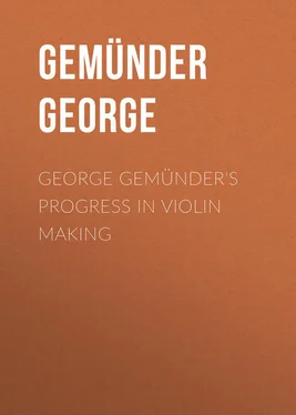 George Gemünder George Gemünder's Progress in Violin Making обложка книги