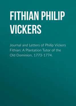 Philip Fithian Journal and Letters of Philip Vickers Fithian: A Plantation Tutor of the Old Dominion, 1773-1774. обложка книги