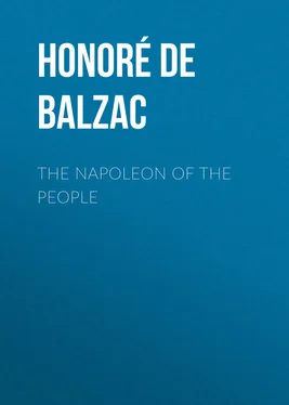 Honoré Balzac The Napoleon of the People обложка книги