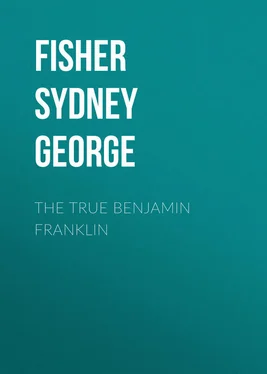 Sydney Fisher The True Benjamin Franklin обложка книги