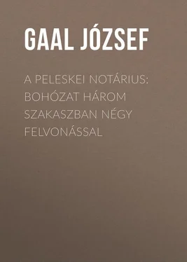 József Gaal A peleskei notárius: Bohózat három szakaszban négy felvonással обложка книги