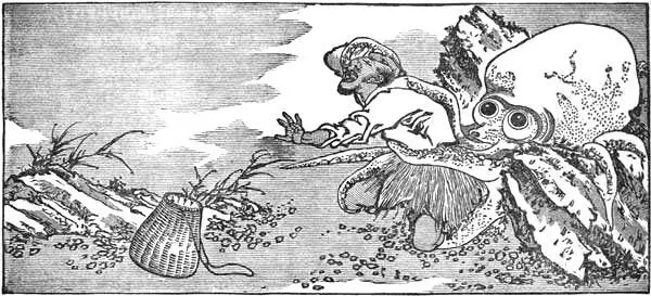 Fig 1 Fisherman attacked by Octopus Facsimile from a drawing by Hokusai - фото 2