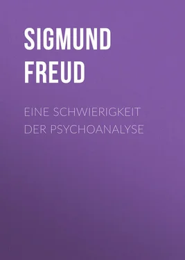 Sigmund Freud Eine Schwierigkeit der Psychoanalyse