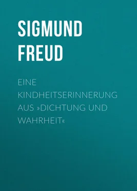 Sigmund Freud Eine Kindheitserinnerung aus »Dichtung und Wahrheit« обложка книги