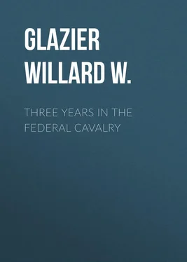 Willard Glazier Three Years in the Federal Cavalry обложка книги