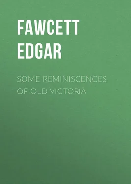 Edgar Fawcett Some Reminiscences of old Victoria обложка книги