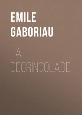 Emile Gaboriau La dégringolade обложка книги