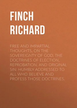 Richard Finch Free and Impartial Thoughts, on the Sovereignty of God, The Doctrines of Election, Reprobation, and Original Sin: Humbly Addressed To all who Believe and Profess those Doctrines. обложка книги