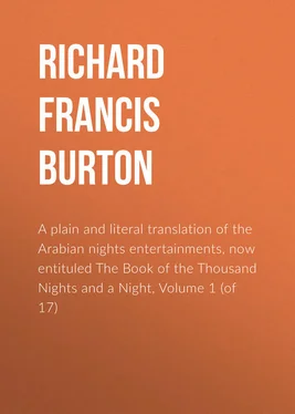 Richard Burton A plain and literal translation of the Arabian nights entertainments, now entituled The Book of the Thousand Nights and a Night, Volume 1 (of 17) обложка книги