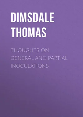 Thomas Dimsdale Thoughts on General and Partial Inoculations обложка книги