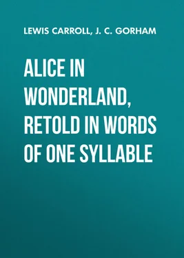 J. Gorham Alice in Wonderland, Retold in Words of One Syllable обложка книги