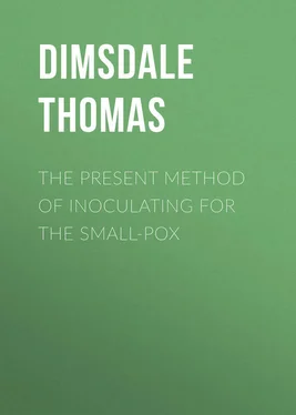 Thomas Dimsdale The Present Method of Inoculating for the Small-Pox обложка книги