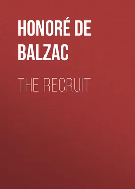 Honoré Balzac The Recruit обложка книги
