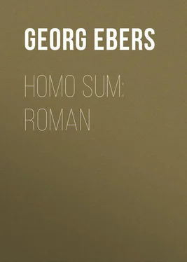 Georg Ebers Homo sum: Roman обложка книги