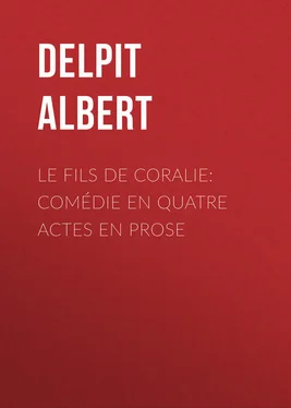 Albert Delpit Le Fils de Coralie: Comédie en quatre actes en prose обложка книги