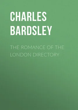 Charles Bardsley The Romance of the London Directory обложка книги