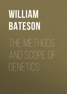 William Bateson The Methods and Scope of Genetics обложка книги