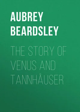 Aubrey Beardsley The Story of Venus and Tannhäuser обложка книги