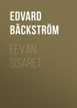 Edvard Bäckström Eevan sisaret обложка книги