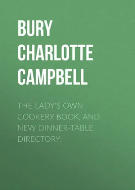 Charlotte Bury The Lady's Own Cookery Book, and New Dinner-Table Directory; обложка книги