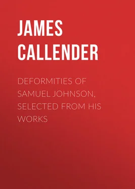 James Callender Deformities of Samuel Johnson, Selected from His Works обложка книги