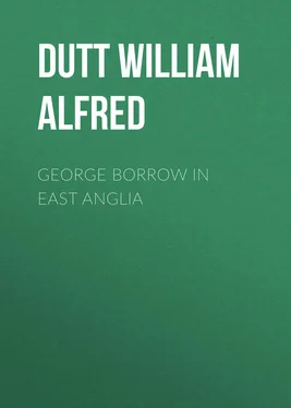 William Dutt George Borrow in East Anglia обложка книги