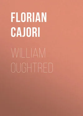 Florian Cajori William Oughtred обложка книги