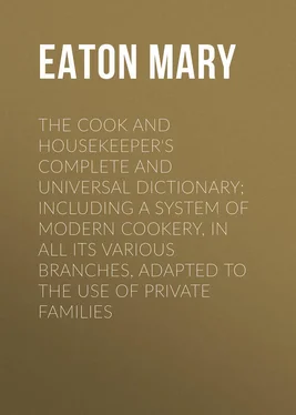 Mary Eaton The Cook and Housekeeper's Complete and Universal Dictionary; Including a System of Modern Cookery, in all Its Various Branches, Adapted to the Use of Private Families обложка книги