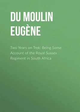 Louis Du Moulin Two Years on Trek: Being Some Account of the Royal Sussex Regiment in South Africa обложка книги