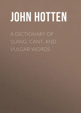 John Hotten A Dictionary of Slang, Cant, and Vulgar Words обложка книги