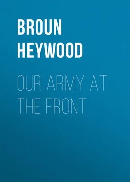 Heywood Broun Our Army at the Front обложка книги