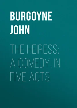 John Burgoyne The Heiress; a comedy, in five acts обложка книги