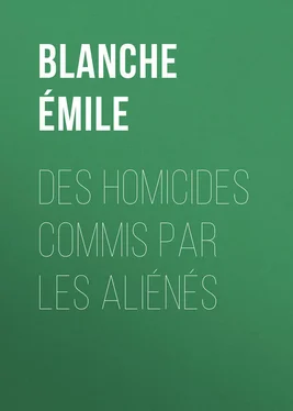 Émile Blanche Des homicides commis par les aliénés обложка книги