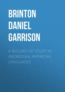 Daniel Brinton A Record of Study in Aboriginal American Languages обложка книги