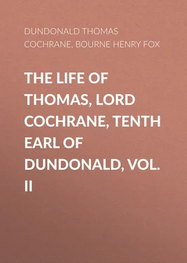 Henry Bourne The Life of Thomas, Lord Cochrane, Tenth Earl of Dundonald, Vol. II обложка книги